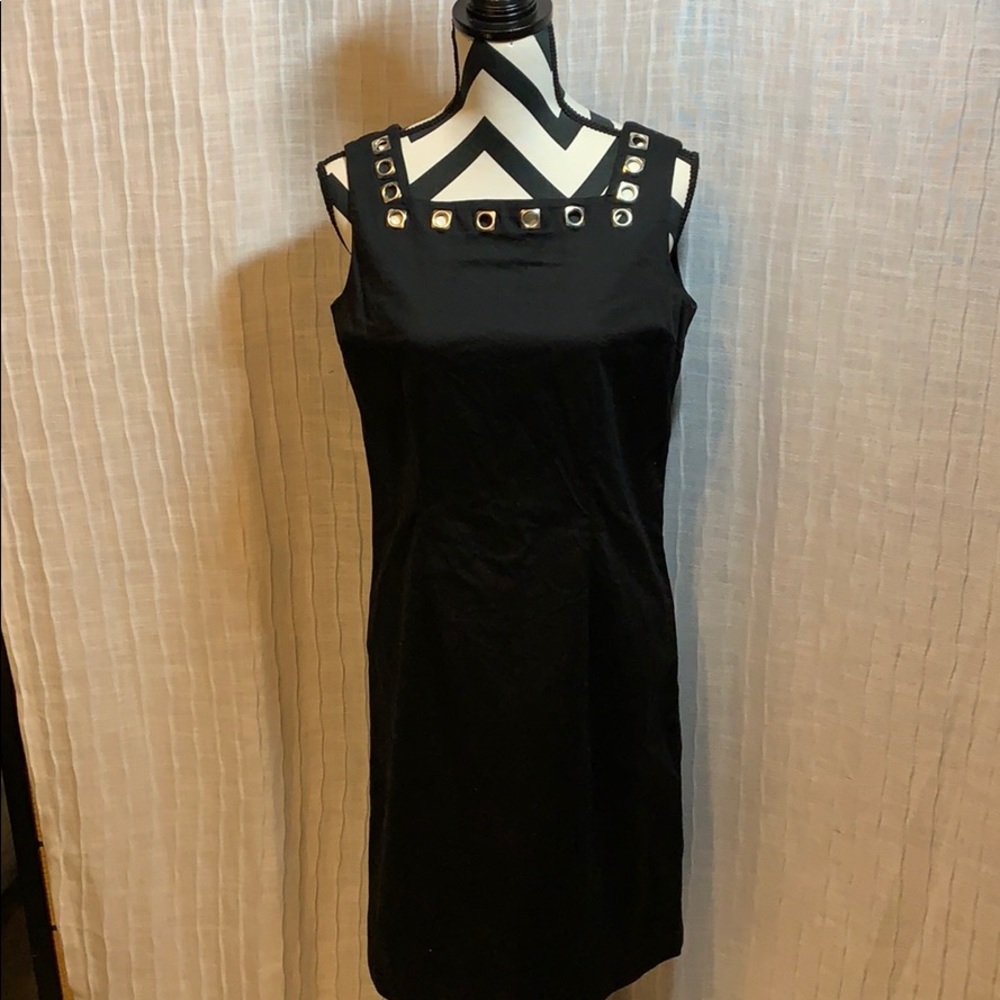 Lennie by Nina Leonard Black Sleeveless Dress Sz 6